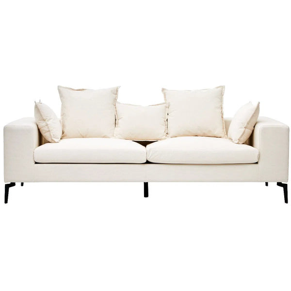 beau monde Beaumonde Home Ava 3 Seat Cream Sofa