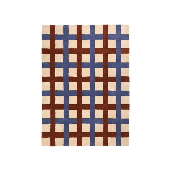 Beau Monde Broste Copenhagen Edith Rug - Blue Beige