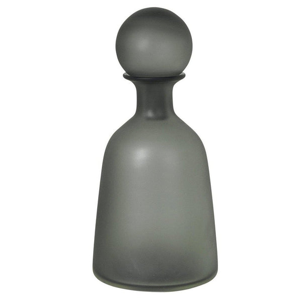 beau monde Broste Copenhagen Grey Glass Bottle