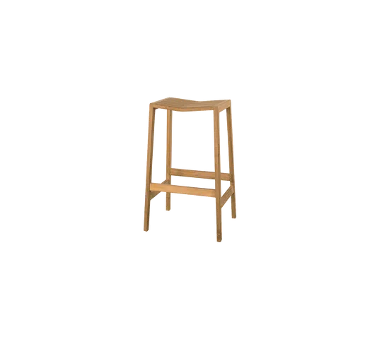 beau monde Cane-line Flip Bar Chair Stackable