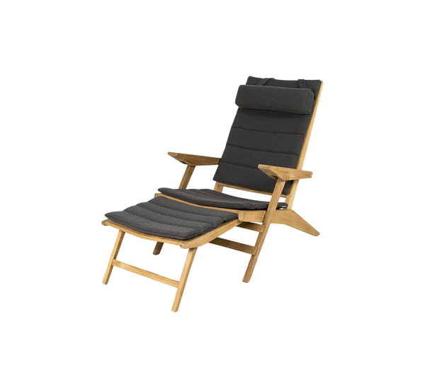 Beau Monde Cane-line Flip Deck Chair
