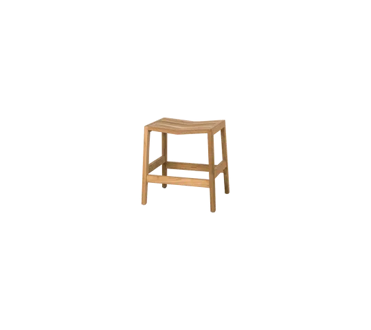 Beau Monde Cane-line Flip Stool Stackable