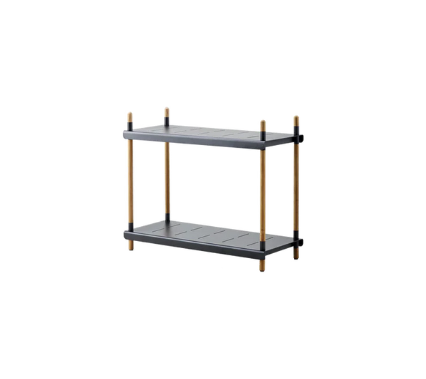 Beau Monde Cane-line Frame Shelving System High