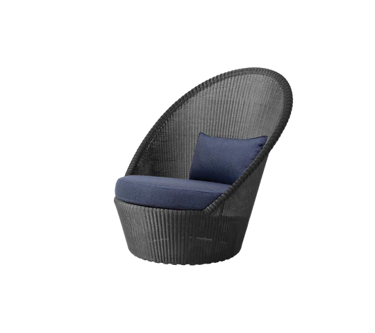 Beau Monde Cane-line Kingston Sunchair With Wheels