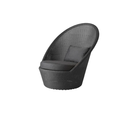 Beau Monde Cane-line Kingston Sunchair With Wheels