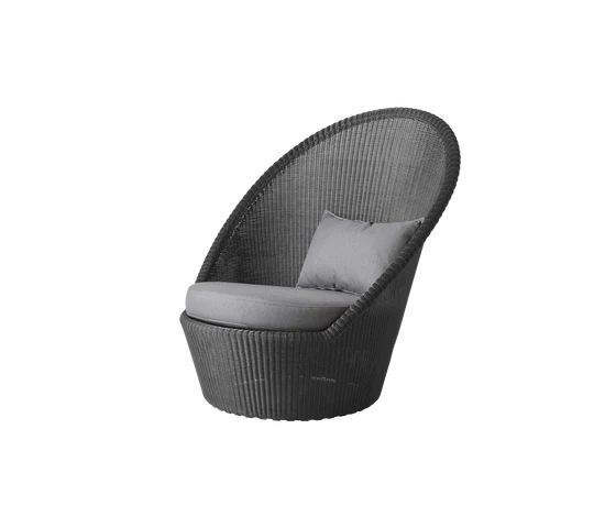 Beau Monde Cane-line Kingston Sunchair With Wheels