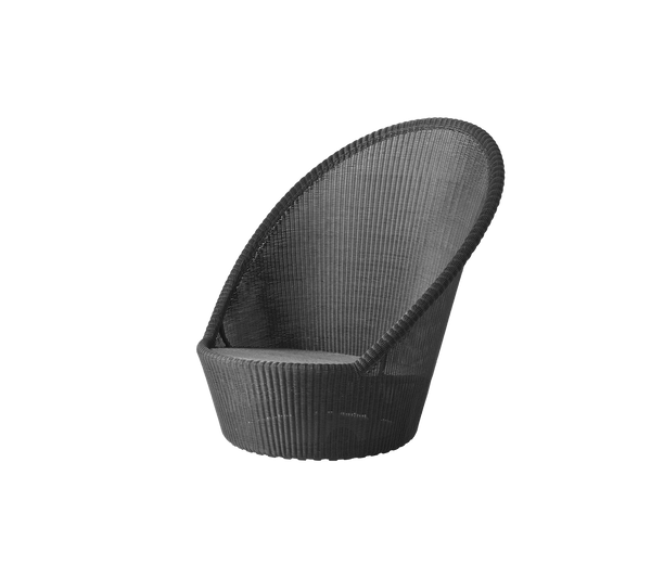 beau monde Cane-line Kingston Sunchair with Wheels