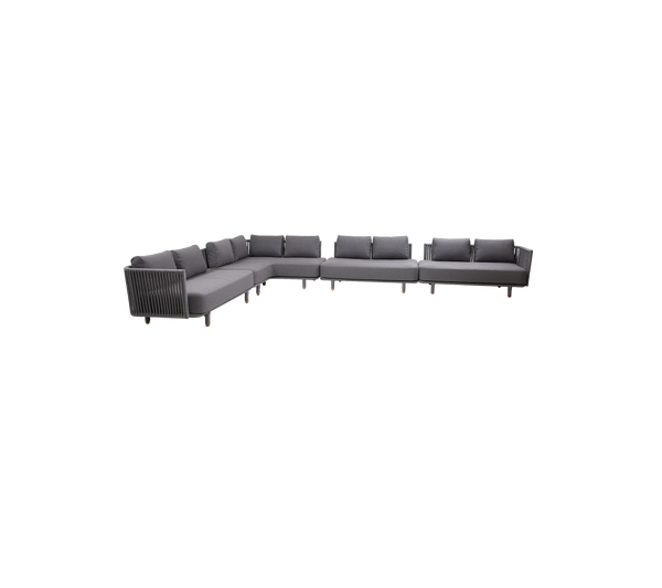Beau Monde Cane-line Moments 3 Outdoor Corner Sofa