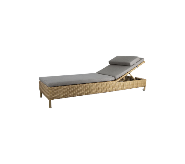 Beau Monde Cane-line Rest Sunbed Single