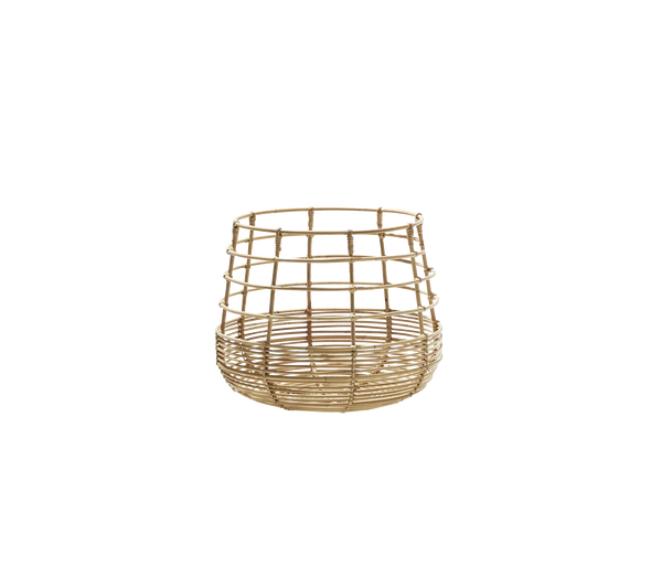 Beau Monde Cane-line Sweep Basket Indoor Round