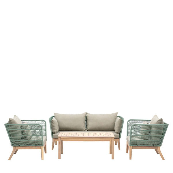 Beau Monde Gallery Direct Cataldo Lounge Set Green