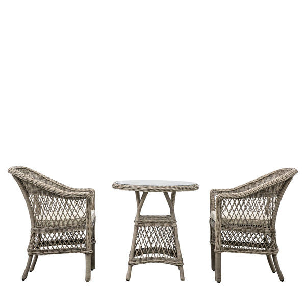Beau Monde Gallery Direct Menton Bistro Set Stone