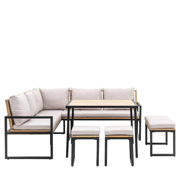 Beau Monde Gallery Direct Naples Corner Dining Set