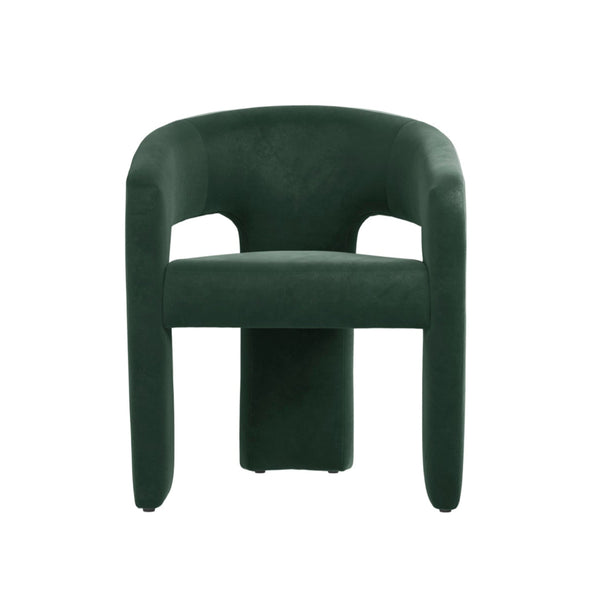 Beau Monde HO+ME Alba Green Fabric Dining Chair