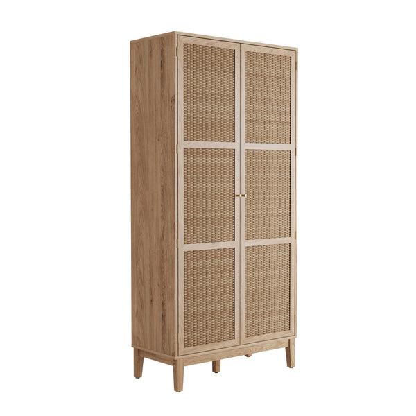 Beau Monde HO+ME Bordeaux 2 Door Wardrobe In Oak