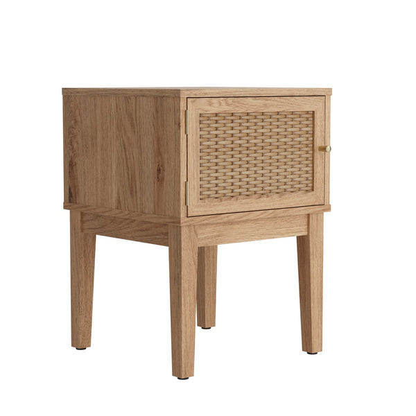 beau monde HO+ME Bordeaux Bedside Table In Oak