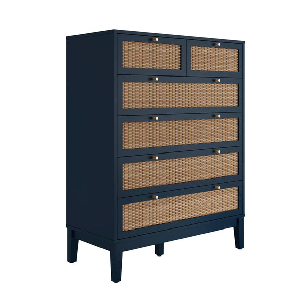 beau monde HO+ME Bordeaux Chest Of Drawers In Blue