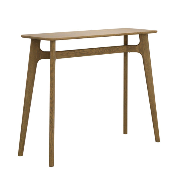 Beau Monde HO+ME Kitt Console Table In Smoked Wood