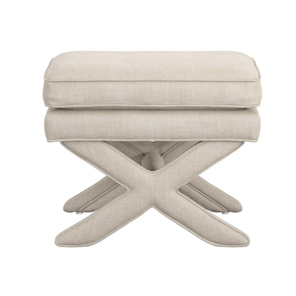 Beau Monde HO+ME Rhode Stool In Stone Linen