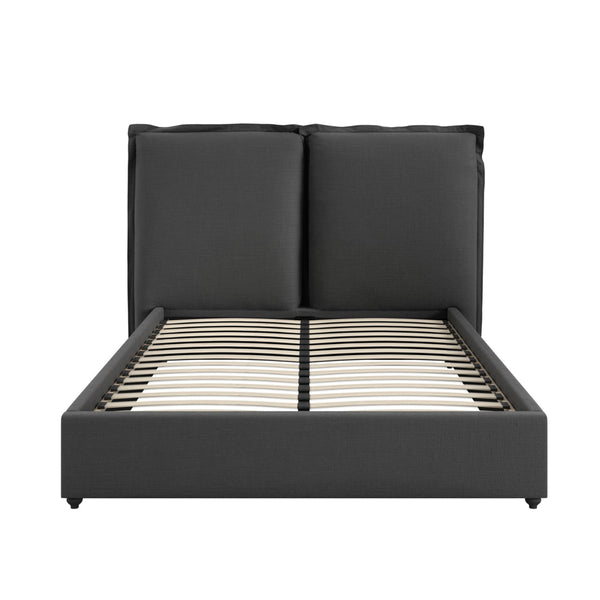 beau monde HO+ME Sunday King Size Bed In Deep Grey
