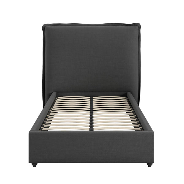beau monde HO+ME Sunday Single Bed In Deep Grey