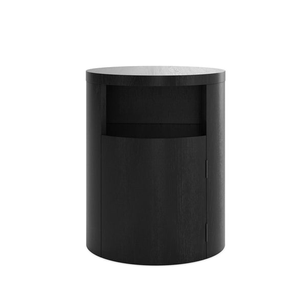 Beau Monde HO+ME Yori Black Bedside Cabinet