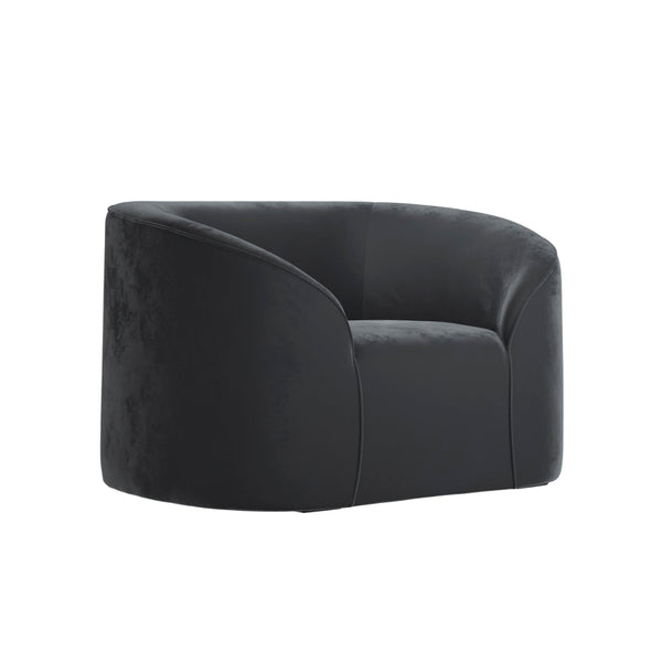 Beau Monde HO+ME Zuma Curved Black Armchair