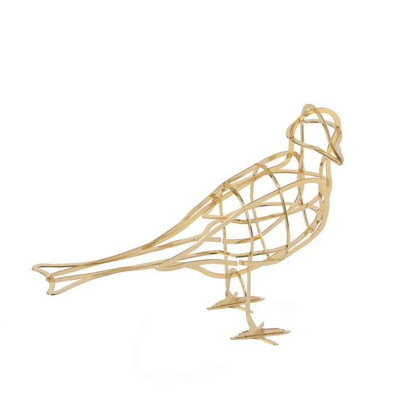 beau monde ibride A L'Aube Gold Decorative Bird