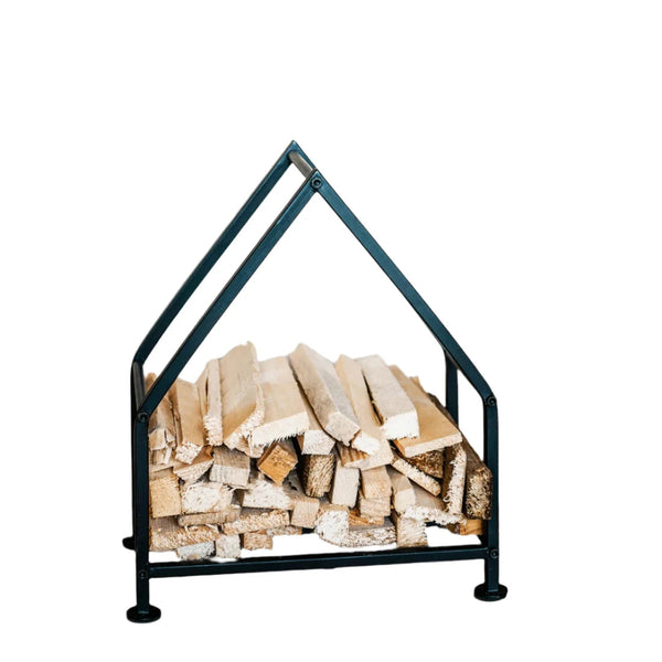 beau monde Ivyline Black House Kindling Log Holder