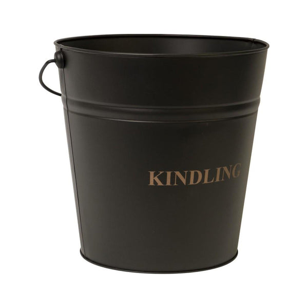 Beau Monde Ivyline Black Kindling Bucket