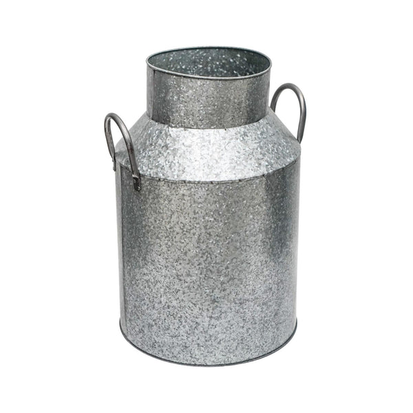 Beau Monde Ivyline Galvanised Milk Churn Planter