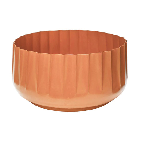 Beau Monde Ivyline Hudson Corrugated Bowl Planter