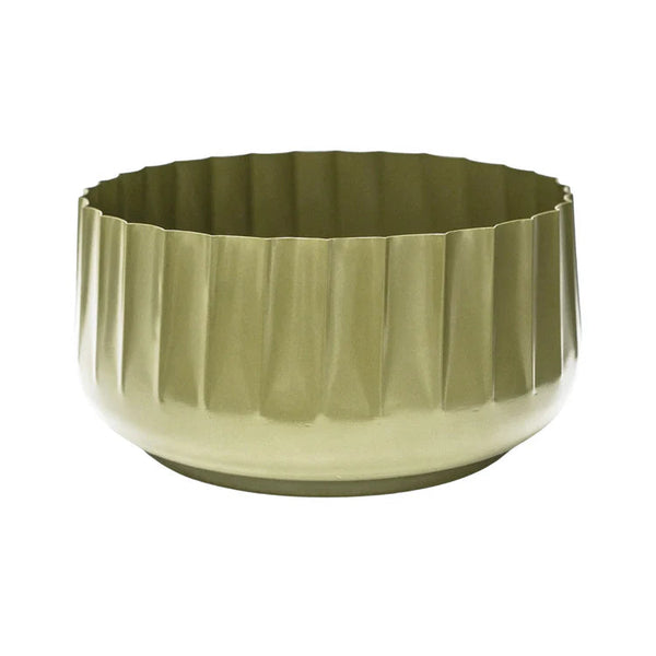 Beau Monde Ivyline Hudson Corrugated Bowl Planter