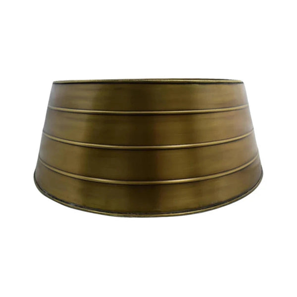 Beau Monde Ivyline Metal Christmas Tree Skirt Gold