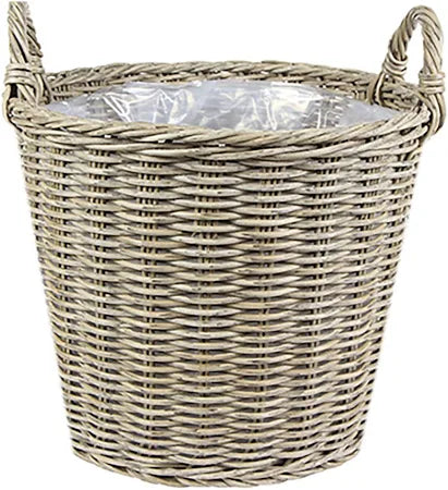 beau monde Ivyline Polyrattan Lined Planter