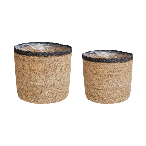 Beau Monde Ivyline Theo Plant Pot Basket Set Of 2