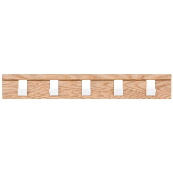 beau monde John Green 45 Solid Oak Coat Rail