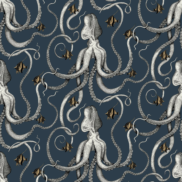 Beau Monde Josephine Munsey Octopoda Wallpaper
