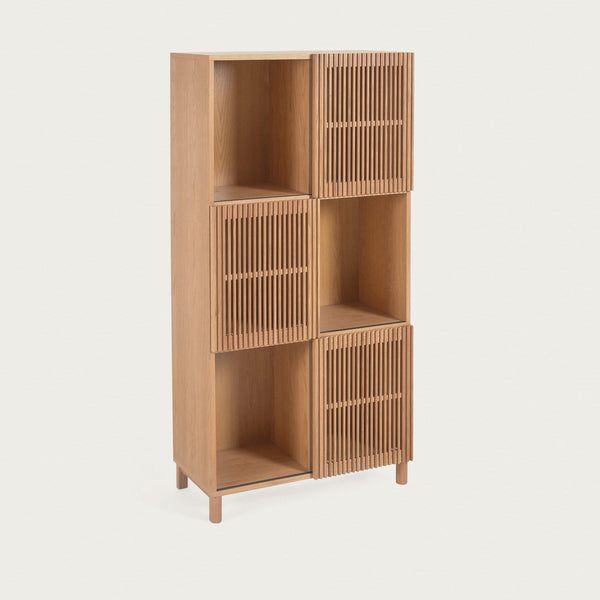 Beau Monde Kave Home Beyla Oak Shelf Unit