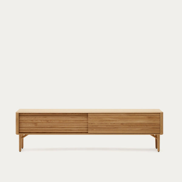beau monde Kave Home Lenon 2-Door Oak TV Stand