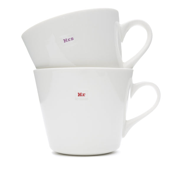 Beau Monde Keith Brymer Jones Mug Set - Mr & Mrs