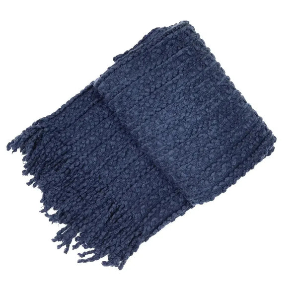 beau monde Malini Brixton Throw In Navy