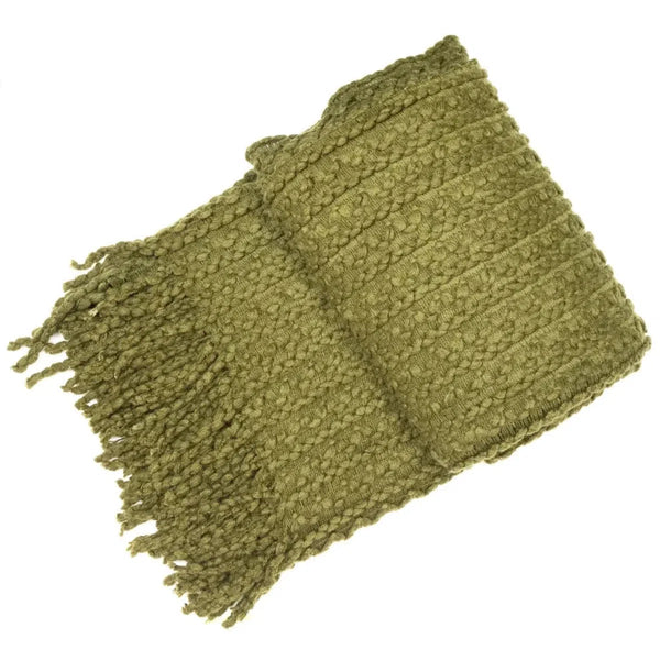 Beau Monde Malini Brixton Throw In Olive
