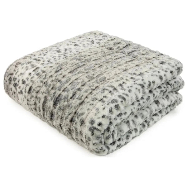 beau monde Malini Clapham Throw In Grey