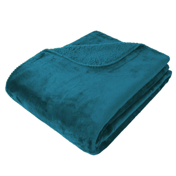 Beau Monde Malini Cosy Petrol Throw