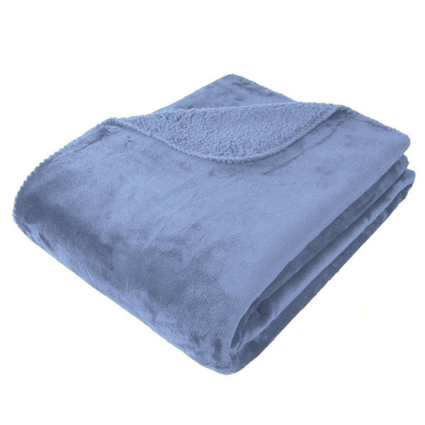 Beau Monde Malini Cosy Throw In Blue