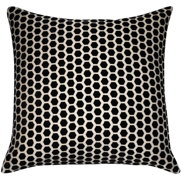 beau monde Malini Jorvik Cushion in Black