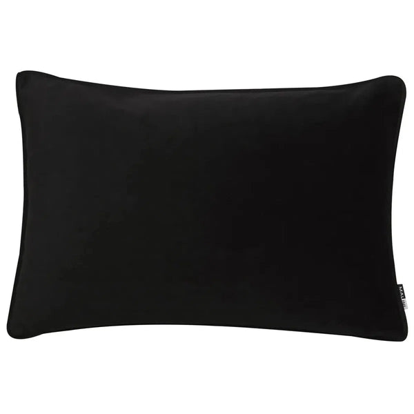 Beau Monde Malini Luxe Velvet Cushion In Black