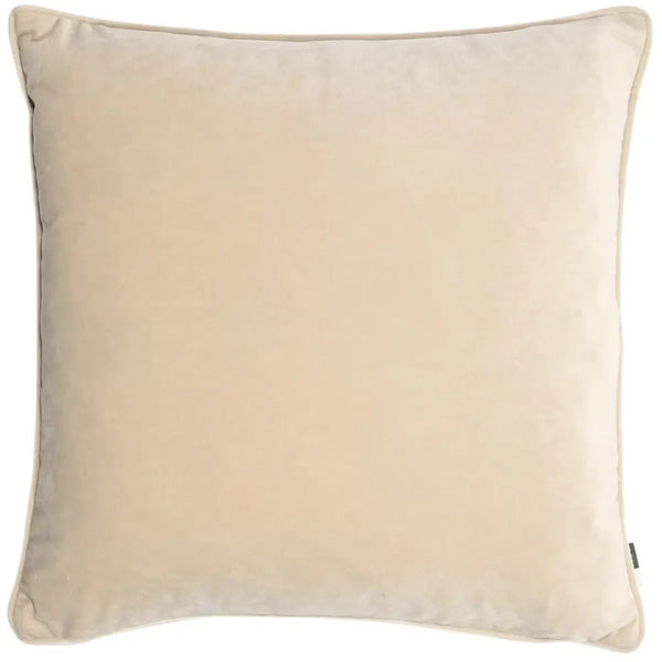 Beau Monde Malini Luxe Velvet Cushion In Champagne