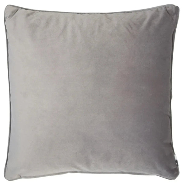 Beau Monde Malini Luxe Velvet Cushion In Grey